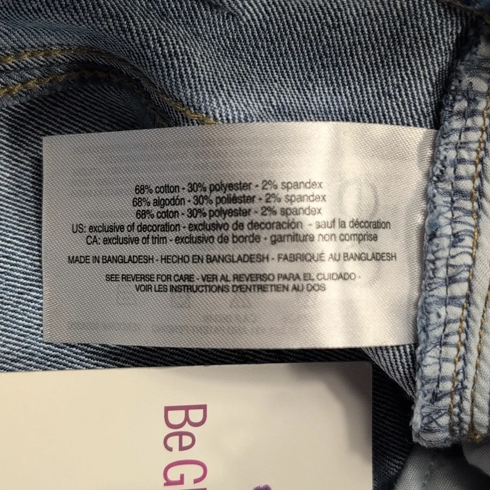 Gloria Vanderbilt Amanda Slimming Tapered Leg Jeans Blue 18W Short NWT - Picture 11 of 13
